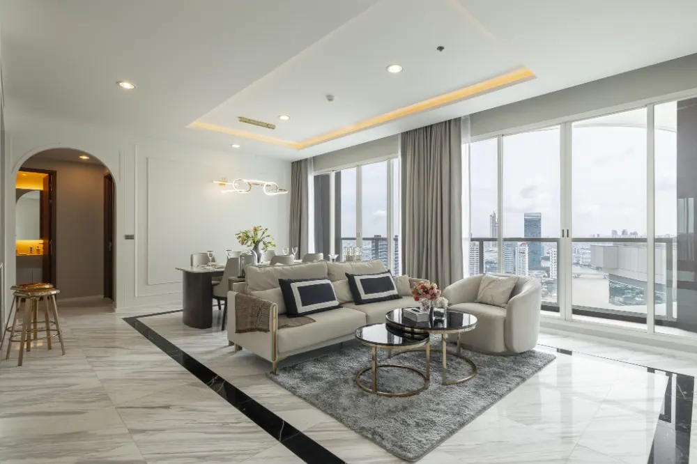 Menam Residences — 4 bedroom condominium 160 sqm in Sathorn – Narathiwas, Bangkok